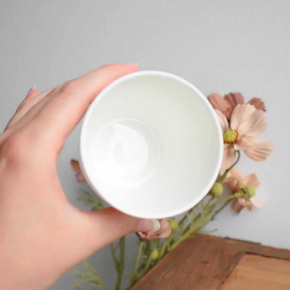 Vintage Small Porcelain Gothic Vampire Bat Cup VHTF